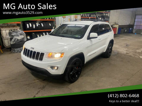 2014 Jeep Grand Cherokee for sale at MG Auto Sales in Pittsburgh PA