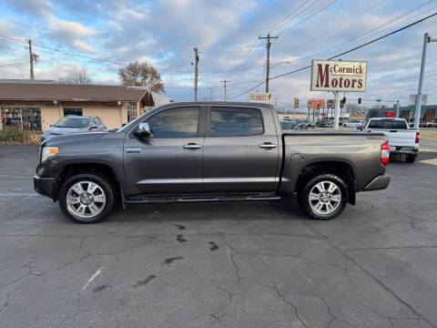 2015 Toyota Tundra for sale at McCormick Motors in Decatur IL