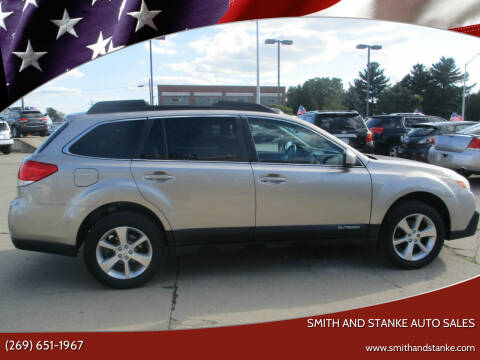 2014 Subaru Outback for sale at Smith and Stanke Auto Sales in Sturgis MI