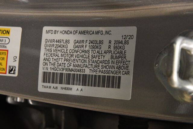 2021 Honda Accord Hybrid Touring