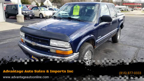 2001 Chevrolet S-10 for sale at Advantage Auto Sales & Imports Inc in Loves Park IL