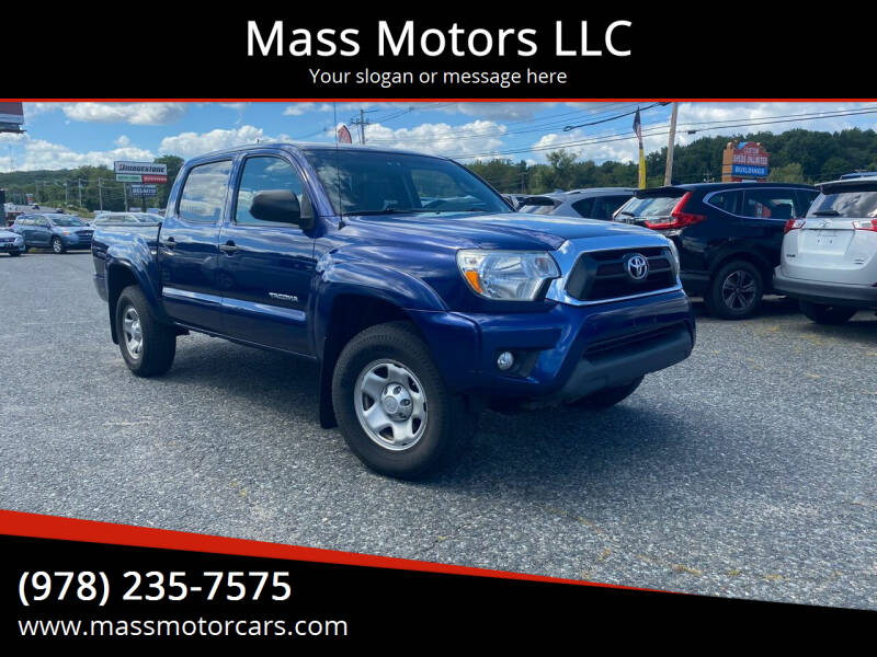 2015 Toyota Tacoma for sale at Mass Motors LLC in Worcester MA