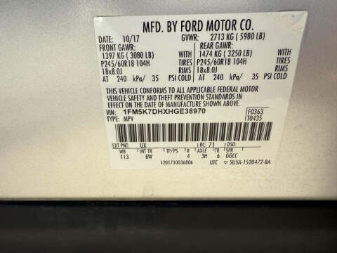 2017 Ford Explorer XLT