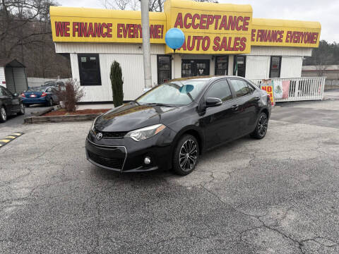 2014 Toyota Corolla for sale at Acceptance Auto Sales in Lithia Springs GA