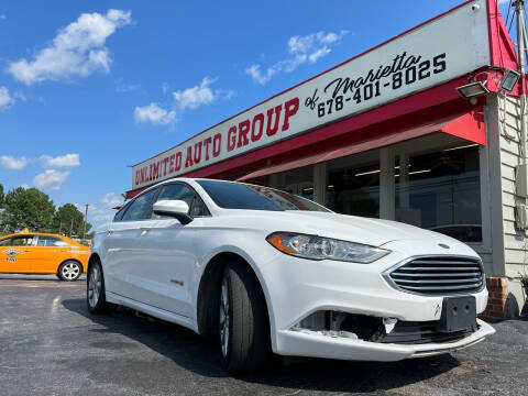 2017 Ford Fusion Hybrid for sale at Unlimited Auto Group of Marietta in Marietta GA