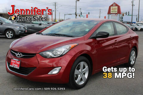 2013 Hyundai Elantra for sale at Jennifer's Auto Sales in Spokane Valley WA