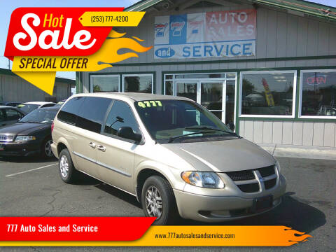 2001 Dodge Grand Caravan for sale at 777 Auto Sales and Service in Tacoma WA