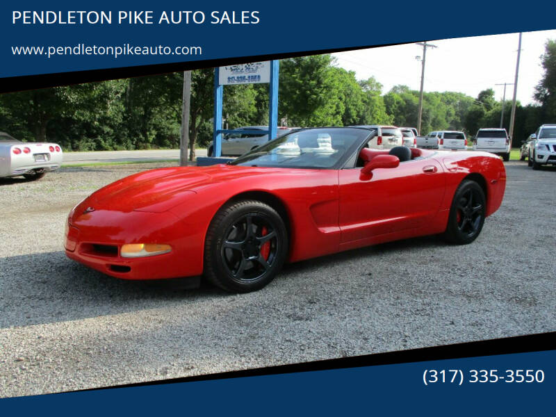 2001 Chevrolet Corvette for sale at PENDLETON PIKE AUTO SALES in Ingalls IN