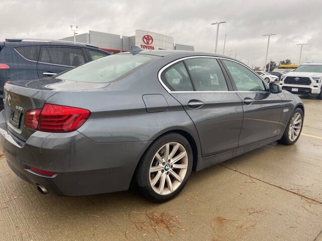 Used 2015 BMW 5 Series 535i with VIN WBA5B3C58FD546780 for sale in Bloomington, IL