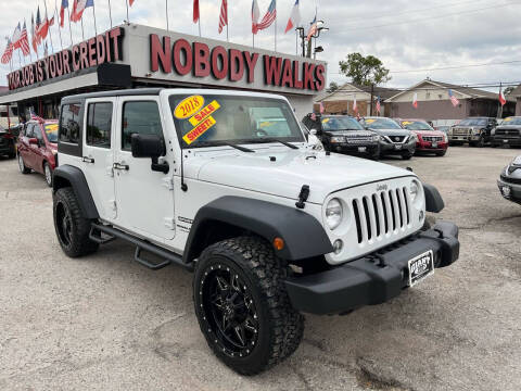 2018 Jeep Wrangler JK Unlimited for sale at Giant Auto Mart in Houston TX