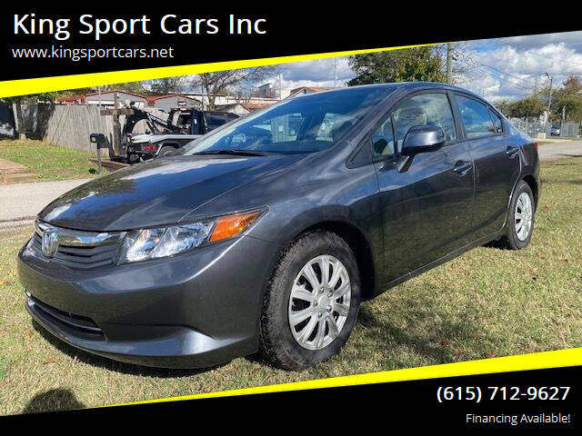 2012 Honda Civic for sale at King Sport Cars Inc in Madison TN