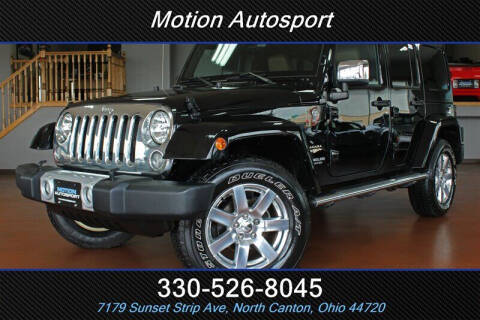 2015 Jeep Wrangler Unlimited for sale at Motion Auto Sport in North Canton OH