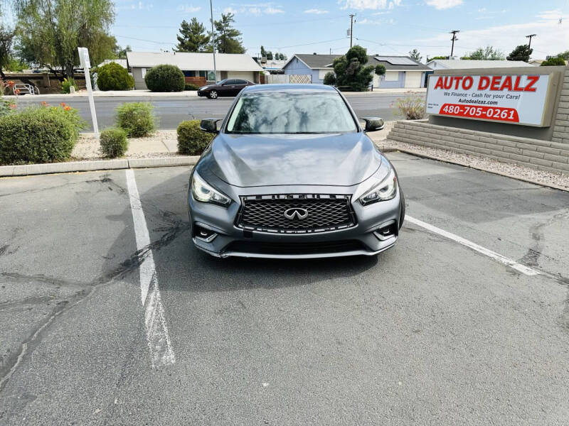 Used 2019 INFINITI Q50 LUXE with VIN JN1EV7AP9KM517873 for sale in Chandler, AZ