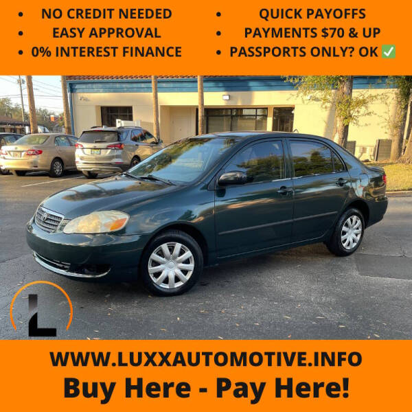 2005 Toyota Corolla for sale at Luxx Automotive LLC in Casselberry FL