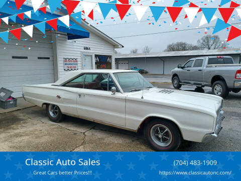 1967 Dodge Coronet for sale at Classic Auto Sales in Maiden NC