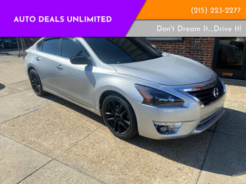 2013 Nissan Altima for sale at AUTO DEALS UNLIMITED in Philadelphia PA