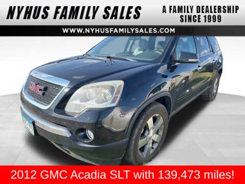 2012 GMC Acadia for sale at Nyhus Family Sales in Perham MN