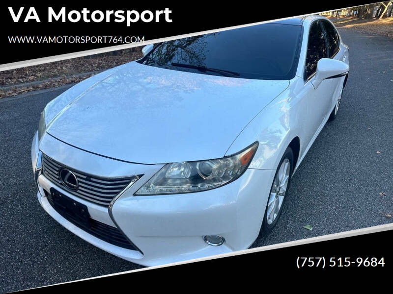 2013 Lexus ES 350 for sale at VA Motorsport in Chesapeake VA