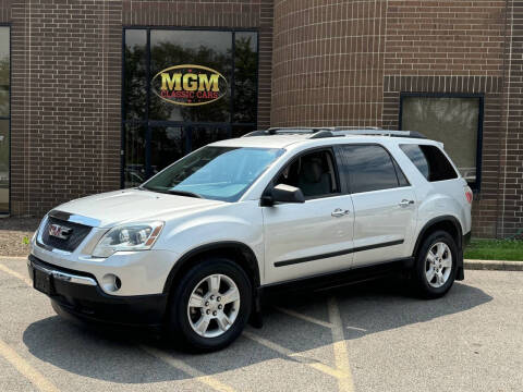 2011 GMC Acadia for sale at MGM CLASSIC CARS in Addison IL