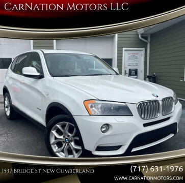2014 BMW X3 for sale at CarNation Motors LLC - New Cumberland Location in New Cumberland PA