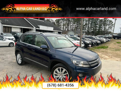 2012 Volkswagen Tiguan for sale at Alpha Car Land LLC in Snellville GA