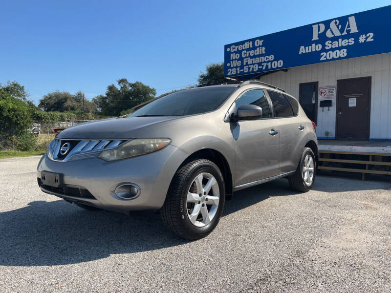 2010 Nissan Murano for sale at P & A AUTO SALES in Houston TX