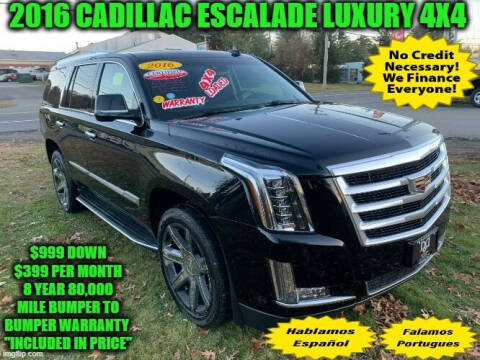 2016 Cadillac Escalade for sale at D&D Auto Sales, LLC in Rowley MA