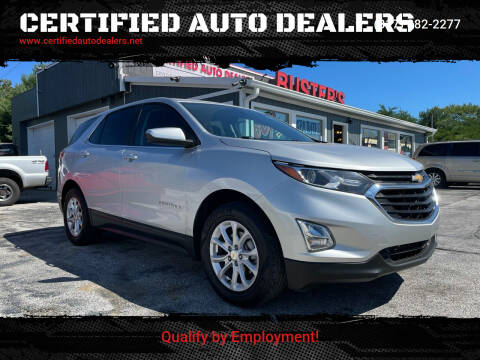 2021 Chevrolet Equinox for sale at CERTIFIED AUTO DEALERS in Greenwood IN