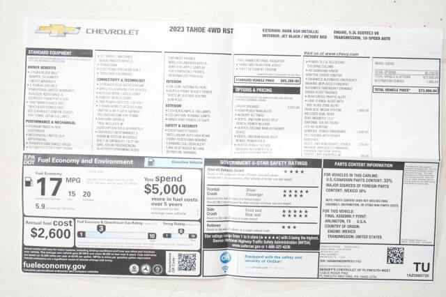 2023 Chevrolet Tahoe RST