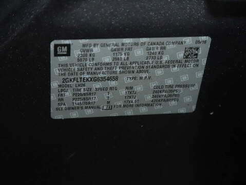 2016 GMC Terrain SLE-2