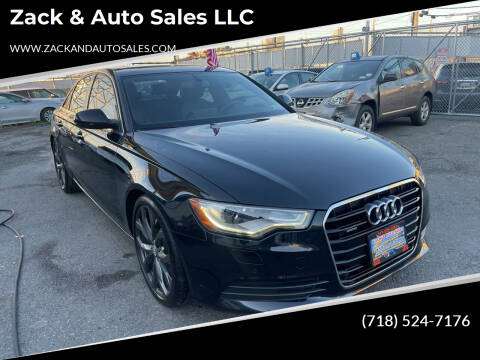 2014 Audi A6 for sale at Zack & Auto Sales LLC in Staten Island NY