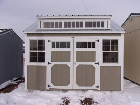  10 X 12 UTILITY STYLE W/ TRANSOM ROOF PKG for sale at Extra Sharp Autos in Montello WI