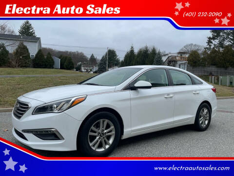 2015 Hyundai Sonata for sale at Electra Auto Sales in Johnston RI