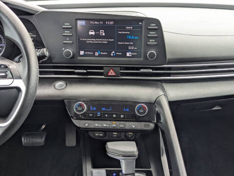 2023 Hyundai Elantra Hybrid Blue