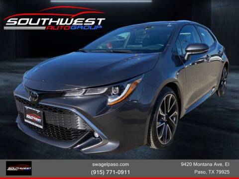 2021 Toyota Corolla Hatchback for sale at SOUTHWEST AUTO GROUP-EL PASO in El Paso TX