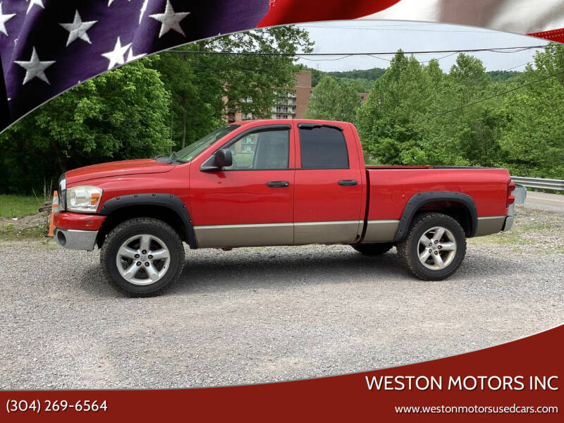 2008 Dodge Ram 1500 for sale at WESTON MOTORS INC in Weston WV