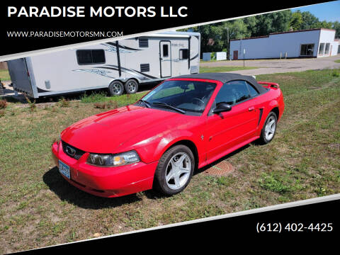 2003 Ford Mustang for sale at PARADISE MOTORS LLC in Cambridge MN