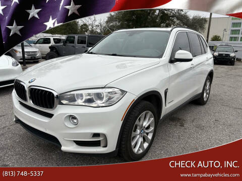 2016 BMW X5 for sale at CHECK AUTO, INC. in Tampa FL