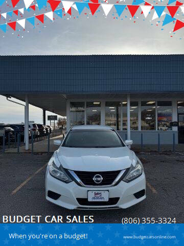2018 Nissan Altima for sale at BUDGET CAR SALES in Amarillo TX