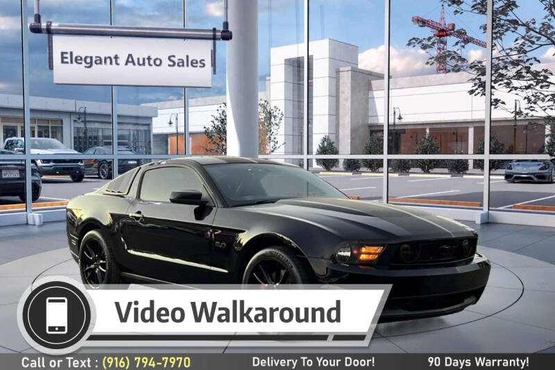 2012 Ford Mustang for sale at Elegant Auto Sales in Rancho Cordova CA