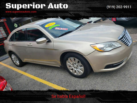 2013 Chrysler 200 for sale at Superior Auto in Selma NC