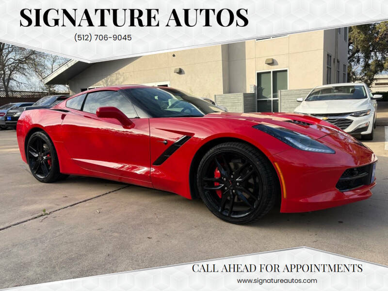 2019 Chevrolet Corvette for sale at Signature Autos in Austin TX