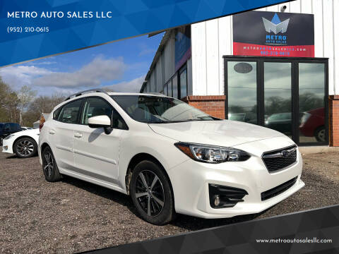 2019 Subaru Impreza for sale at METRO AUTO SALES LLC in Lino Lakes MN