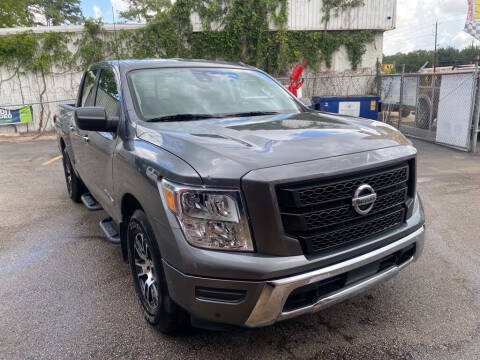 2021 Nissan Titan for sale at 4 Girls Auto Sales in Houston TX