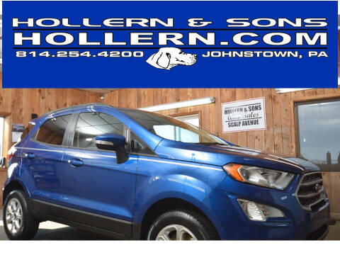 2019 Ford EcoSport for sale at Hollern & Sons Auto Sales in Johnstown PA