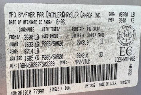 2007 Chrysler Aspen Limited