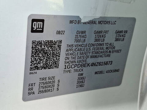 2022 Chevrolet Silverado 1500