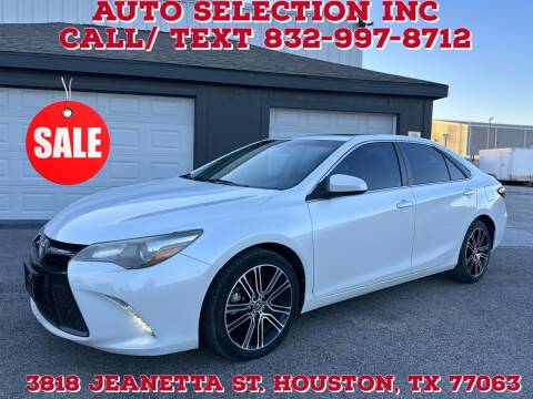 2016 Toyota Camry for sale at Auto Selection Inc. in Houston TX