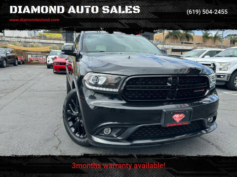 2016 Dodge Durango for sale at DIAMOND AUTO SALES in El Cajon CA