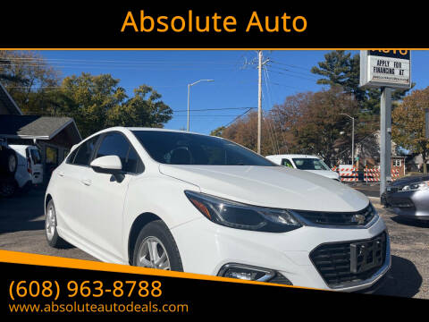 2017 Chevrolet Cruze for sale at Absolute Auto in Baraboo WI